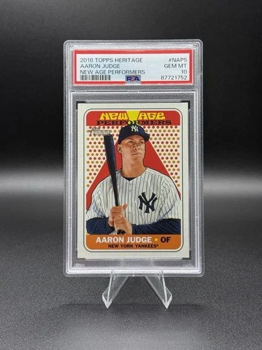 Aaron Judge 2018 Topps Heritage -PSA 10- New Age Performers Yankees 💎❌💎❌💎