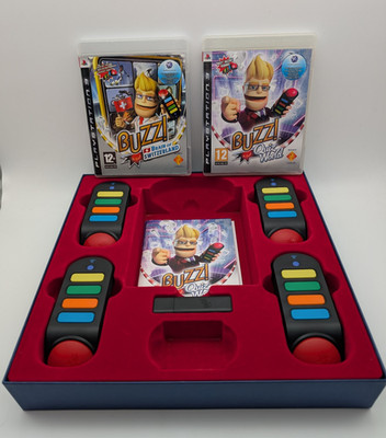 Big Box Edition Buzz Quiz TV | 2 Spiele + 4 Buzzer + Buzz Brain of Switzerland  