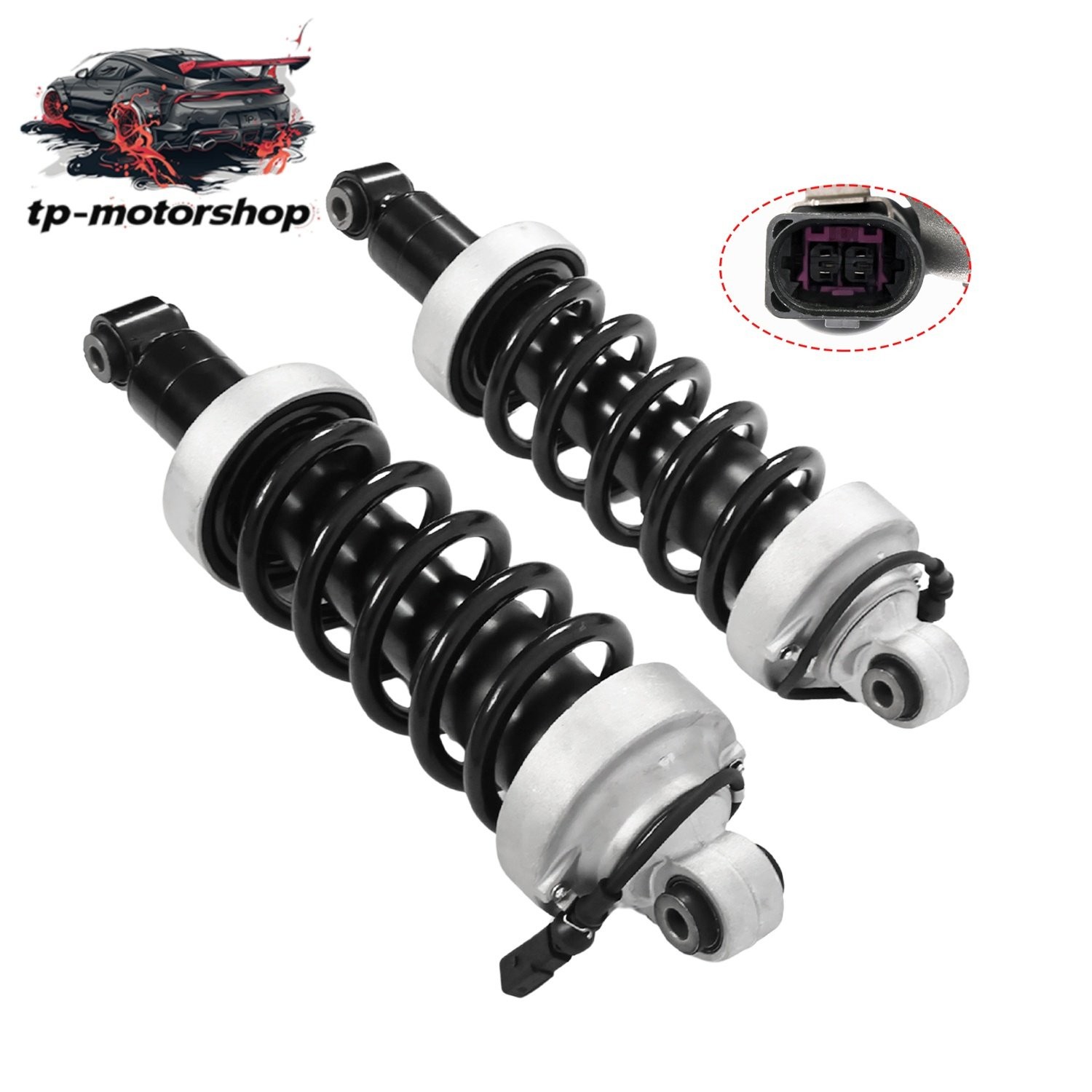 2X Rear L&R Suspension Shock Struts Assys Magnetic Ride For Audi R8 V8 2007-2015