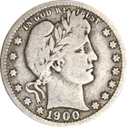 1900-O Barber Quarter