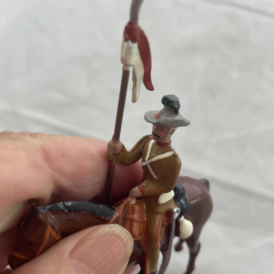 King & Country CB3 Lancer On Walking Horse Mounted Lead Soldier - Image 3 of 4