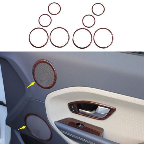 Peach Wood Grain Inner Door Speaker Sound Ring 2012-2019 For Range Rover Evoque