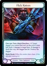 Flesh and Blood TCG Flick Knives Outsiders OUT139 Cold Foil