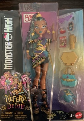 2025 Mattel Monster High NEFERA DE NILE G3 Fashion Doll W/Pet NIB