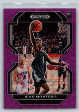 2022 Panini Prizm Draft Picks Jean Montero Purple Wave RC #89