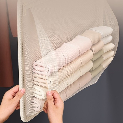 1/2/3Layer Underwear Storage Bag Large Capacity Net Bag Wardrobe Organizer - Picture 11 of 18