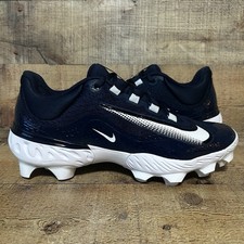 Nike Alpha Huarache Elite 4 Baseball Cleats Men's Size 12.5 Navy Blue FN7221-401
