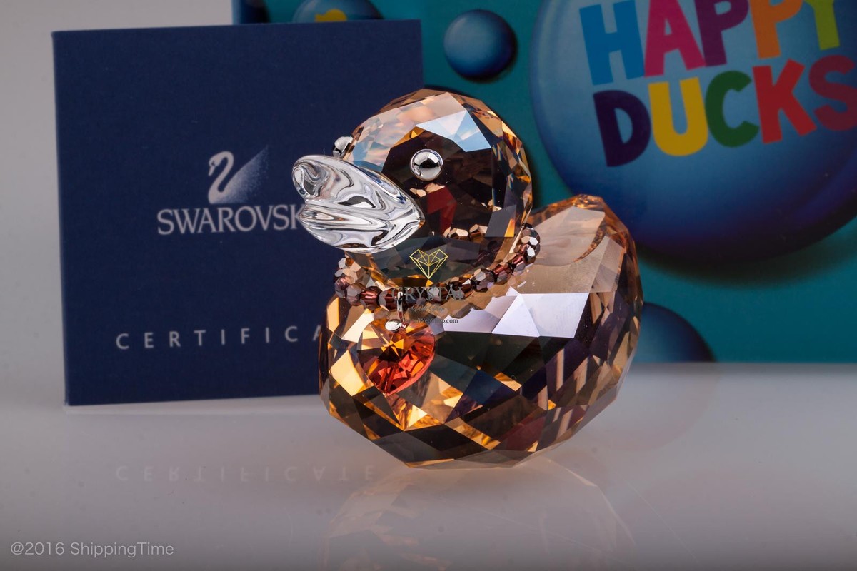 スワロフスキー 1041293 ハッピーダックChloe置物[LZCO52447]