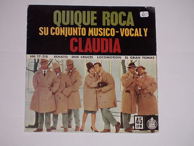 CLAUDIA -Quique Roca- 7'' EP 45 