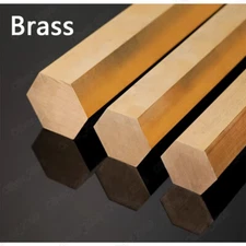 C28000 Brass Hexagonal Rods Brass Hex Stick Solid Brass Hex Bar Select Size