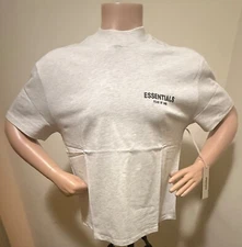 Essentials T-shirt Light Oatmeal  Size LG