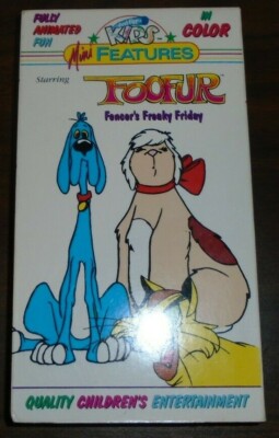 Just For Kids Mini Features Starring Foofur Fencer's Freaky Friday VHS 1986