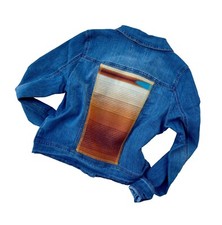 New - Womens M - Runs Small- Denim Jacket with Pendleton Wool - Pagosa Springs