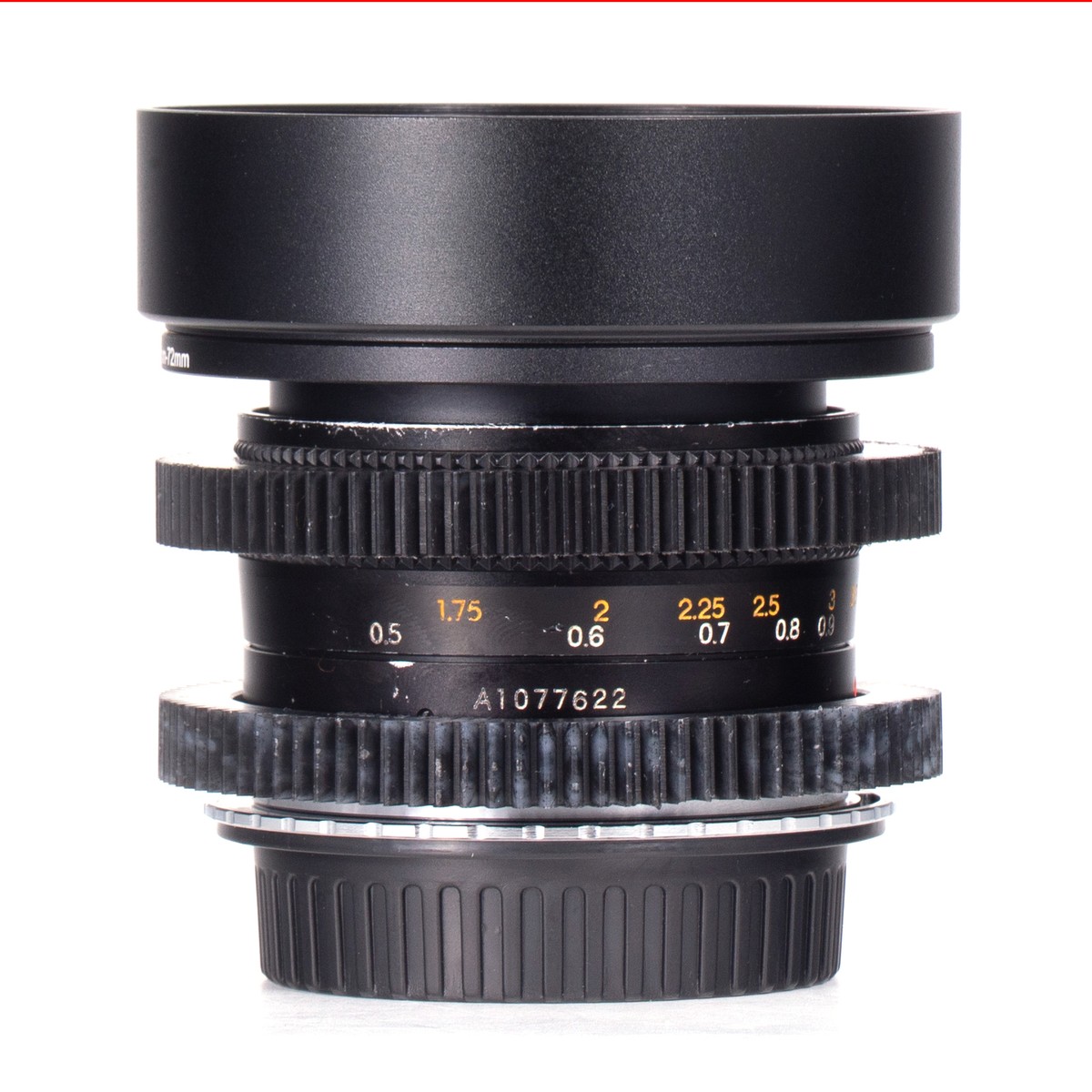 Prime Yashica ML 50mm F1.4 Cine Modded Fast Portrait Lens For