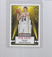 2022-2023 PANINI HOOPS BASKETBALL NOW PLAYING WALKER KESSLER #19