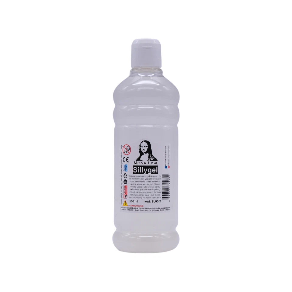 MONA LISA XXL Magischer Schleim-Aktivator (500ml). Magische-Flüssigkeit zum Selbermachen.