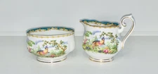 Royal Albert - Chelsea Bird, large sugar and creamer / milk jug. First quality