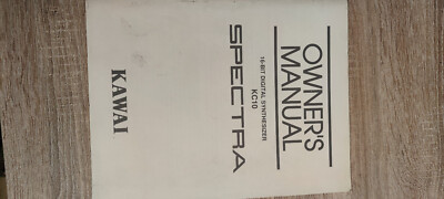 Kawai Spectra KC10 Handbuch Bedienungsanleitung 