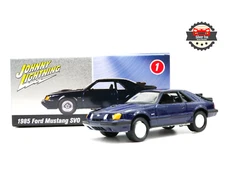 1985 FORD MUSTANG SVO BLUE 1:64 SCALE DIECAST COLLECTOR COLLECTOR MODEL CAR