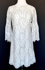 Eliza J  White Bell Sleeve Lace Dress NWT Retails $158 Price $69 Size 6