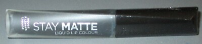 Rimmel Stay Matte Liquid Lip Colour-Pitch Black 840 NEW