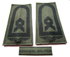 KLETT Rangabzeichen Luftwaffe Hauptfeldwebel schwarz/oliv Schulterklappen