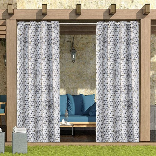 Cortinas exteriores para patio impermeables con aislamiento térmico cortinas opacas - Imagen 71 de 88