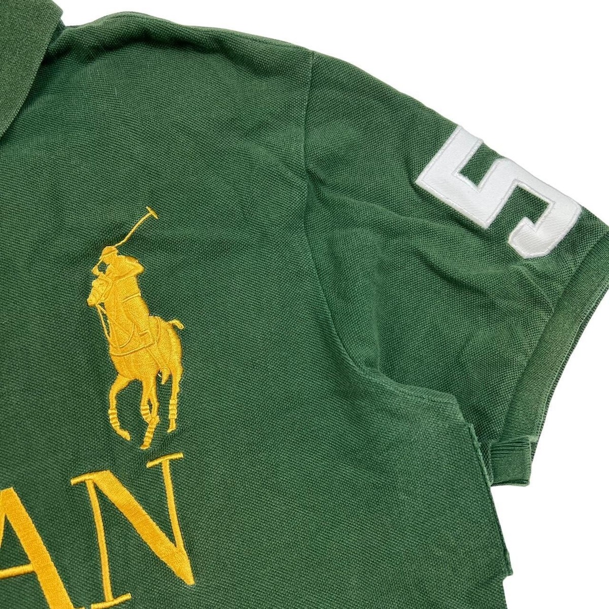 Ralph Lauren Green Milan Big Pony Polo Shirt (Extra Large
