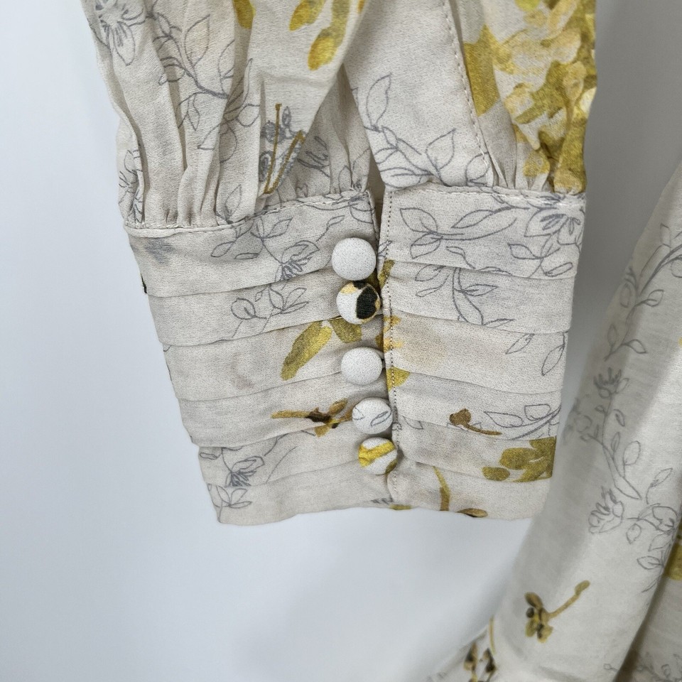 Karen Millen Petite Meadow Pintuck Silk Cotton Short Dress Festival