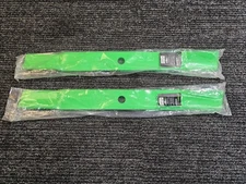 (QTY 2) 8Ten C-BLD-0377 24-7/8" L x 2-1/2" W x 0.236" T LawnRAZOR Mower Blade