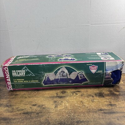 Vintage Coleman Durango Sir Edmund Hillary 3-4 Person Hex Dome