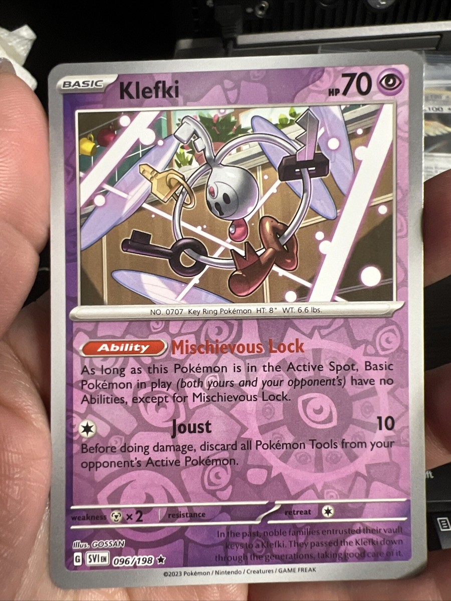Pokemon TCG Scarlet & Violet Base Set - Klefki Reverse Holo Rare