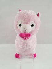 Kellytoy 2018 Hug Me Llama Alpaca with Xoxo Heart Plush Pink 17” EUC
