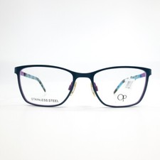 Ocean Pacific OP 850 TEAL Kids Eyeglasses Frames Blue Purple Square 47-16-130