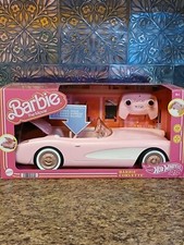Barbie The Movie Hot Wheels' RC Corvette Remote Control Car 2023 Brand New 