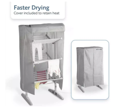 Minky Sure Dri 23m Tier Heated Clothes Airer with Cover UK