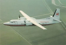 Postcard Airline KENYA AIRWAYS Fokker 50 5Y-BFM CC8.