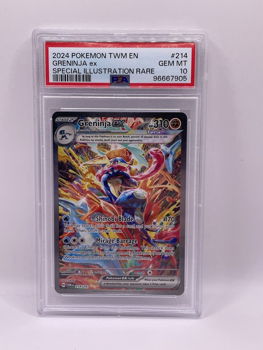 2024 Pokemon PSA 10 Greninja ex SIR - 214/167 Twilight 2024 Pokemon PSA 10 Greninja ex SIR - 214/167 Twilight