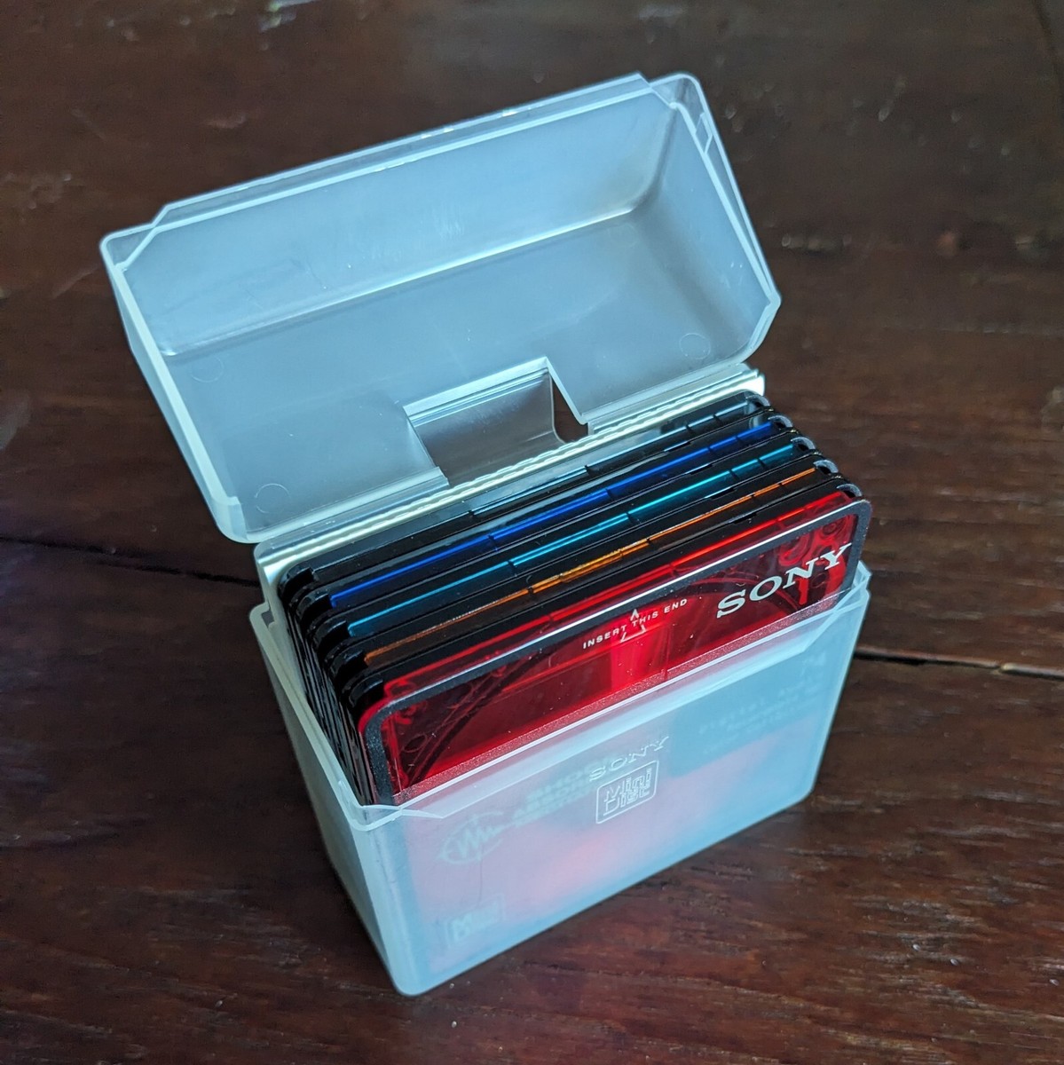 Lot De 11 Minidisc Sony Color Collection - Série 5 - 74/80 Min - Occasion
