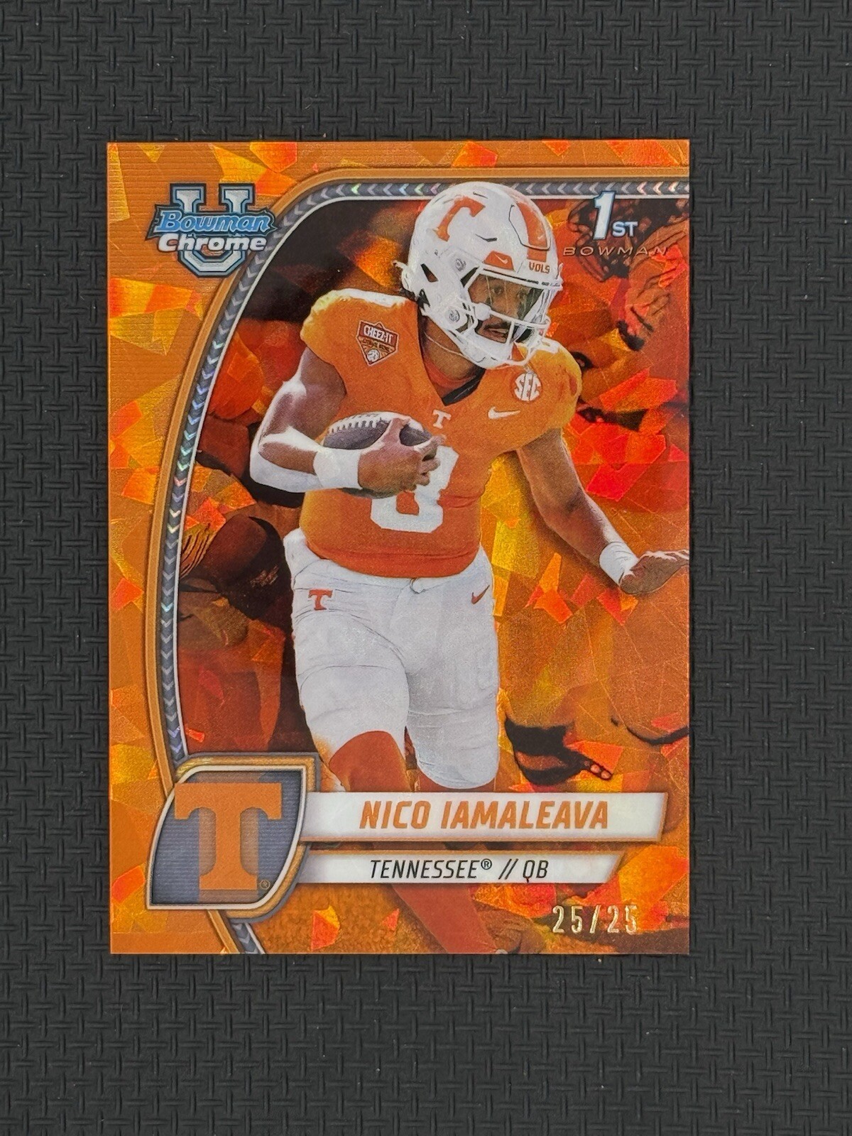 2024 Bowman Chrome U Sapphire NICO IAMALEAVA orange #25/25!!