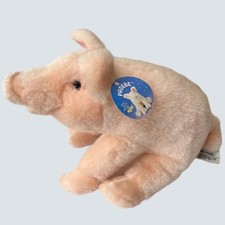12 Russ Berrie 677 Phoebe Pig Plush Vintage