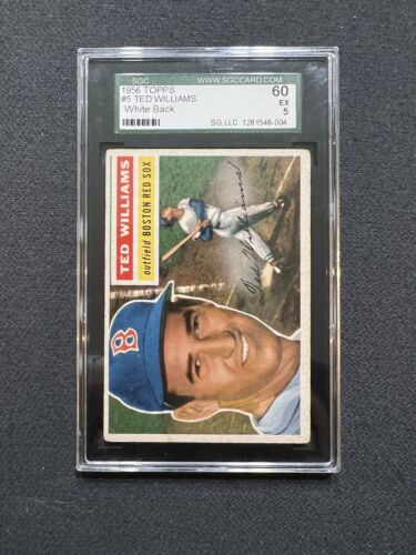 1956 topps ted williams SGC 60 EX 5 - Picture 1 of 2