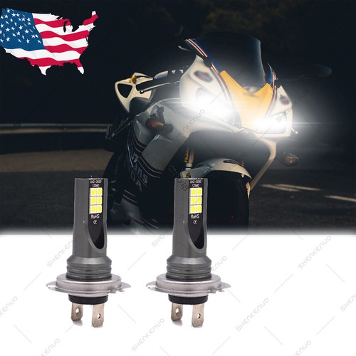 H7 LED Headlight Bulbs For Honda CBR1000RR 20052016 CBR600RR 20032016