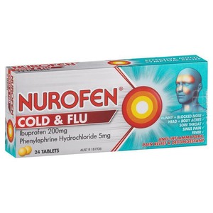Nurofen c&f pe tab 24 200mg (9300711339200)