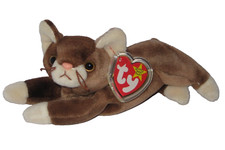 RARE POUNCE CAT TY BEANIE BABIE WITH TAG FREE SHIPPING