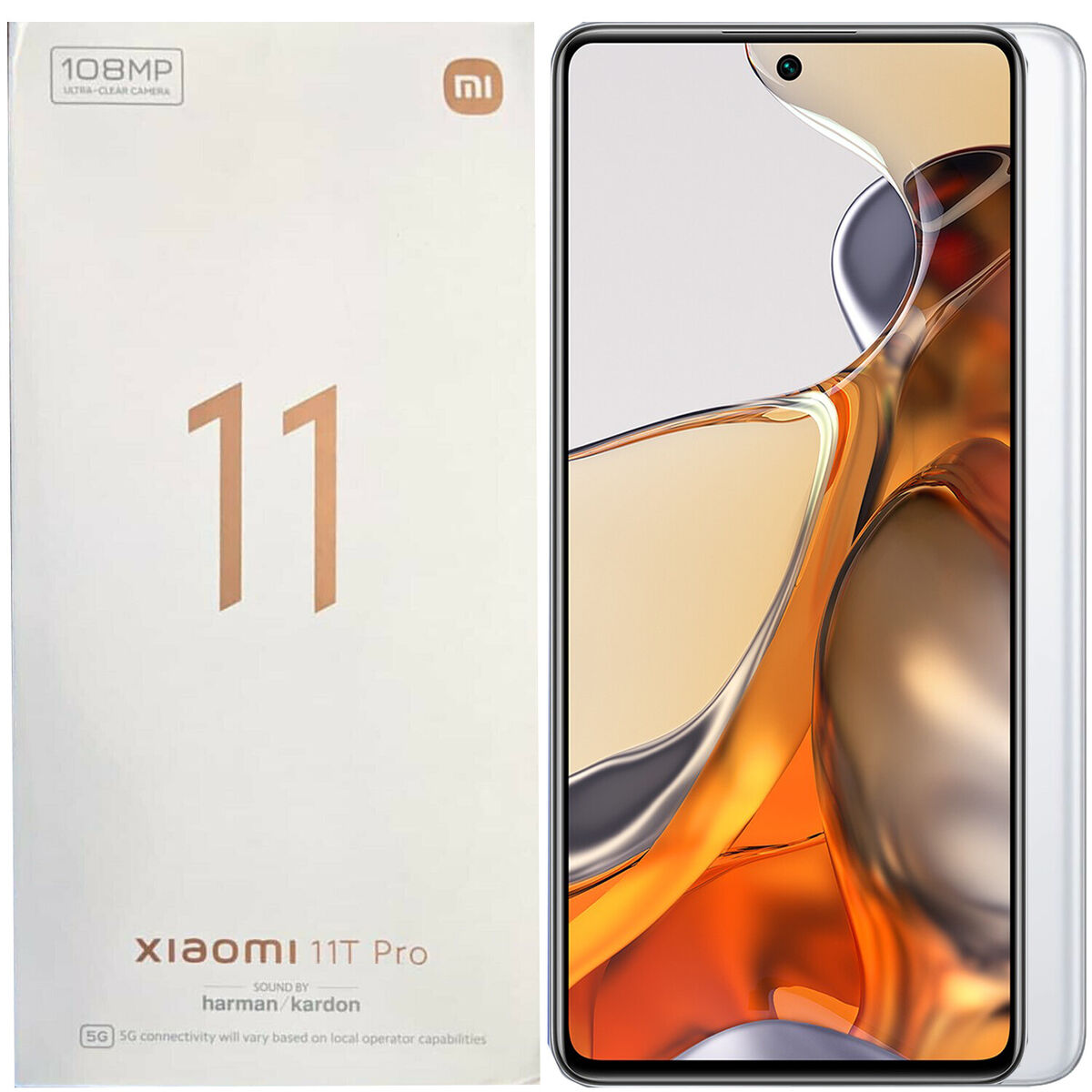 BNIB Xiaomi 11T Pro Dual-SIM 128GB + 8GB White Factory Unlocked 5G GSM BNIB Xiaomi 11T Pro Dual-SIM 128GB + 8GB White Factory Unlocked 5G GSM