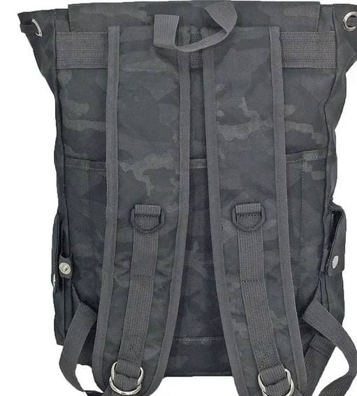 DUCHAMP Flapover Camo Backpack~Charcoal Camo~NWT!!!MSRP$149  display picture 2