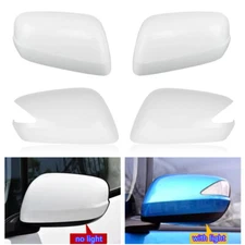 Left Right Driver Passenger Side Mirror Cover Cap For HONDA FIT JAZZ 2009-2013
