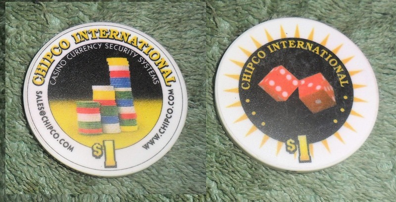 JB RFM 86397 Casino Token Chipco International $1