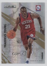 2010-11 Panini Rookies & Stars Gold Holofoil 57/199 Thaddeus Young #13 1s4i